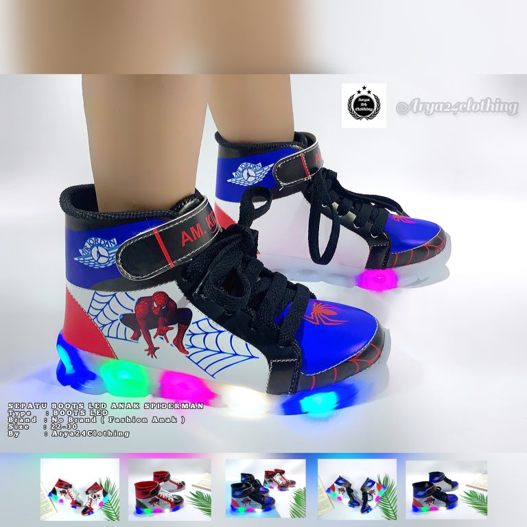 sepatu-boots-anak-spiderman-mosbo-nyaman-dan-stylish