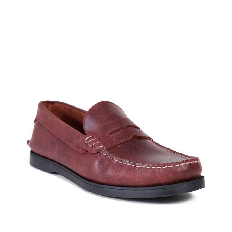 sepatu-niel-pria-slip-on-bridge-merah-tua-desain-elegan-dan-nyaman