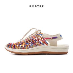 sandal-wanita-portee-goods-loom-rainbow-putih-elegan-dan-nyaman