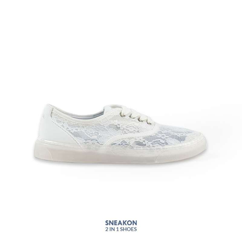 sepatu-sneakon-lace-2in1-putih-wanita-untuk-gaya-serbaguna